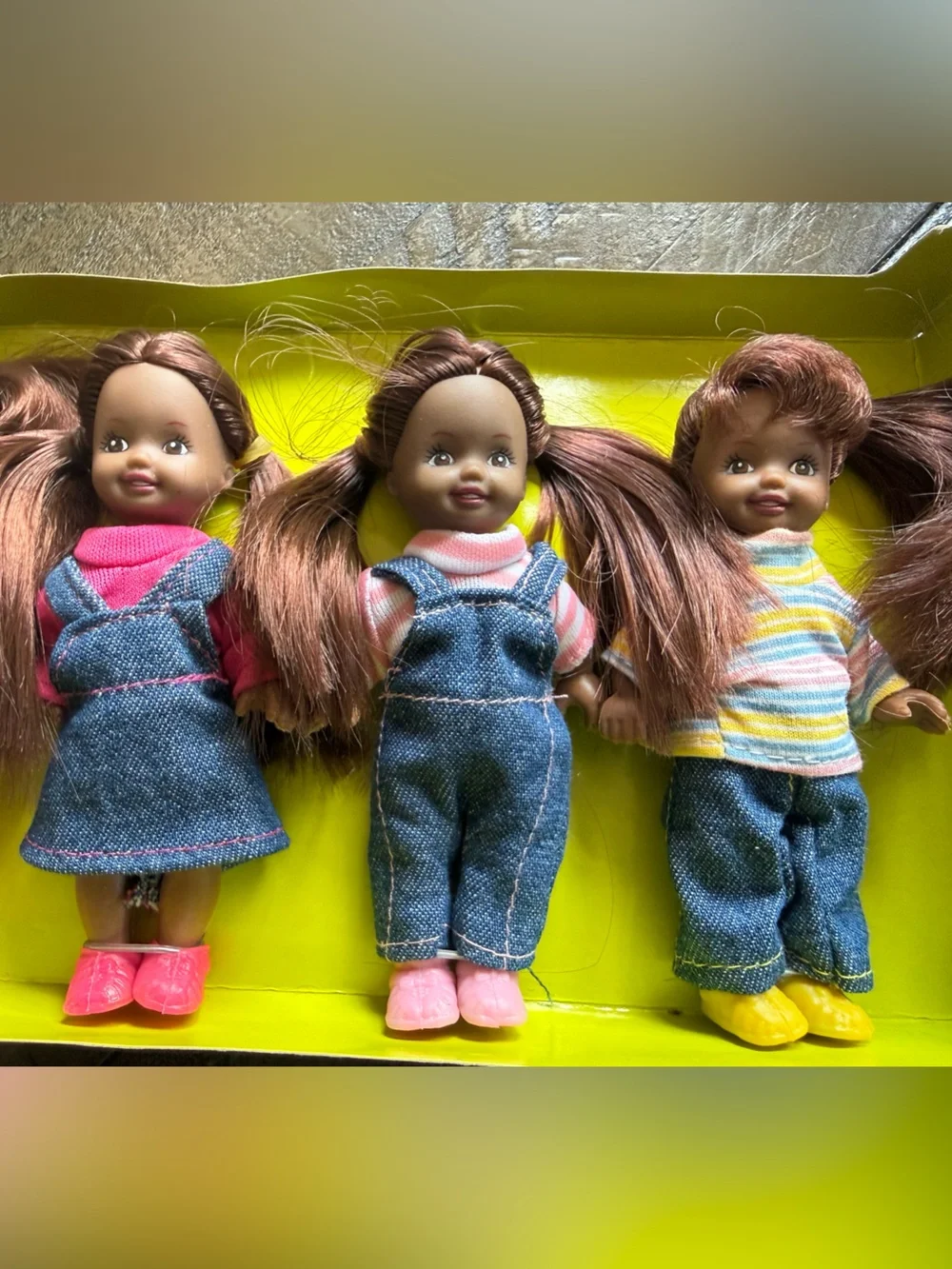Vintage Just Kidz Jean Day 6 Doll Set New in Box Discontinued Kmart